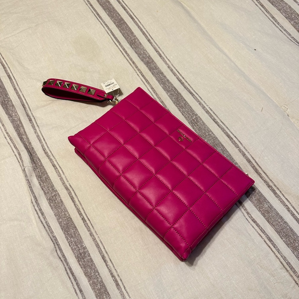 Large Pink Michael Kors Clutch